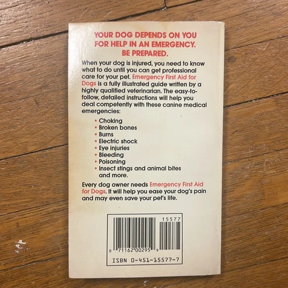 1988 Emergency First Aid for Dogs - Picture 2 of 7